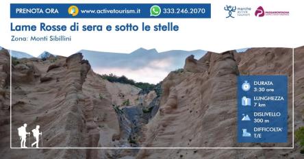 Lame Rosse di sera e sotto le stelle