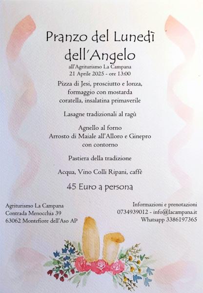 Pasquetta all'Agriturismo La Campana