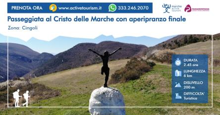 Passeggiata al Cristo delle Marche con aperipranzo finale